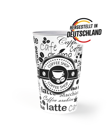 Automaten-Papierbecher Wortwolke