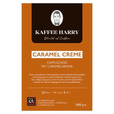 Kaffee Harry - Caramel Creme - Cappucino mit Caramel