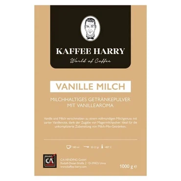 Kaffee Harry - Vanille Milch - milchhaltiges Getränkepulver