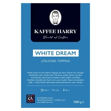 Kaffee Harry - White Dream - lösliches Topping